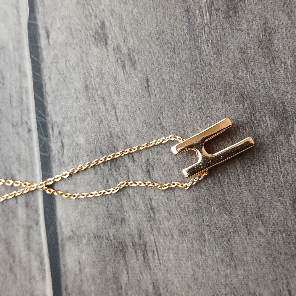 Simple Rose Gold Plated Necklace - Picture 5 of 6